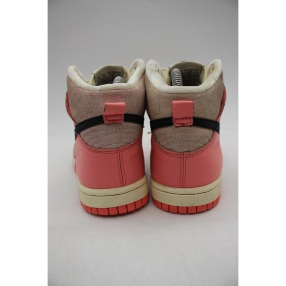 Nike Dunk High Women's Size 6 “Hoops Pack” Pink Leather Suede Shoes DX3359-600 - Picture 5 of 8